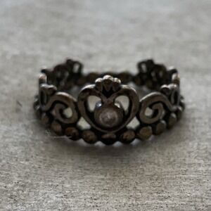 Pandora My Princess Tiara Crown Ring Size 5.75 ALE 925 Sterling Silver